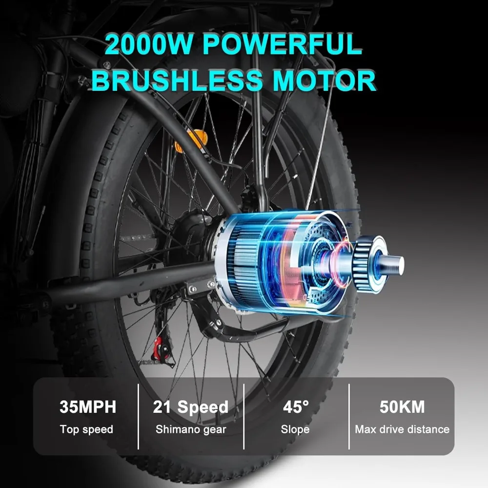 %a Electric Bike for Adults,   - Dual Motor Ebike Kit 2000W review and price