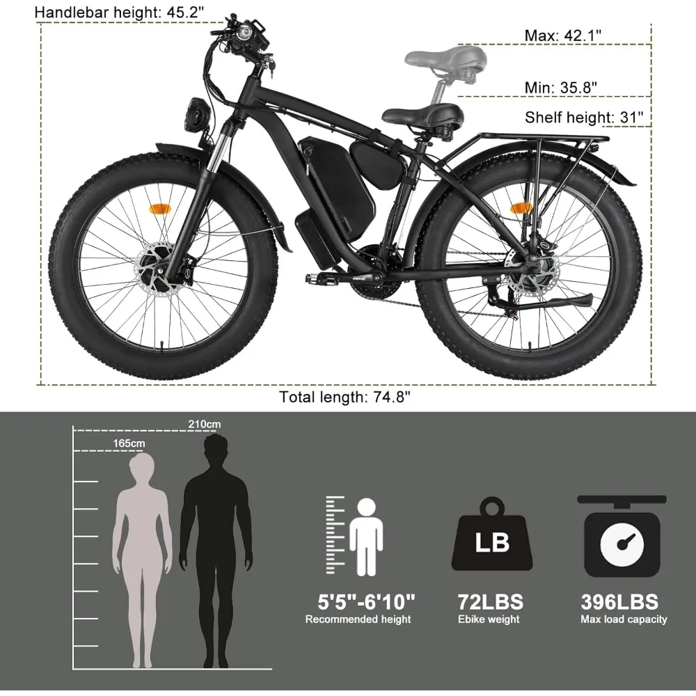 %a Electric Bike for Adults,   - Dual Motor Ebike Kit 2000W review and price