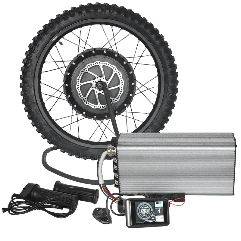 Rear Wheel  Hub Motor 6000w 80 - 12000W Electric Motorcycle Hub Motor review and price
